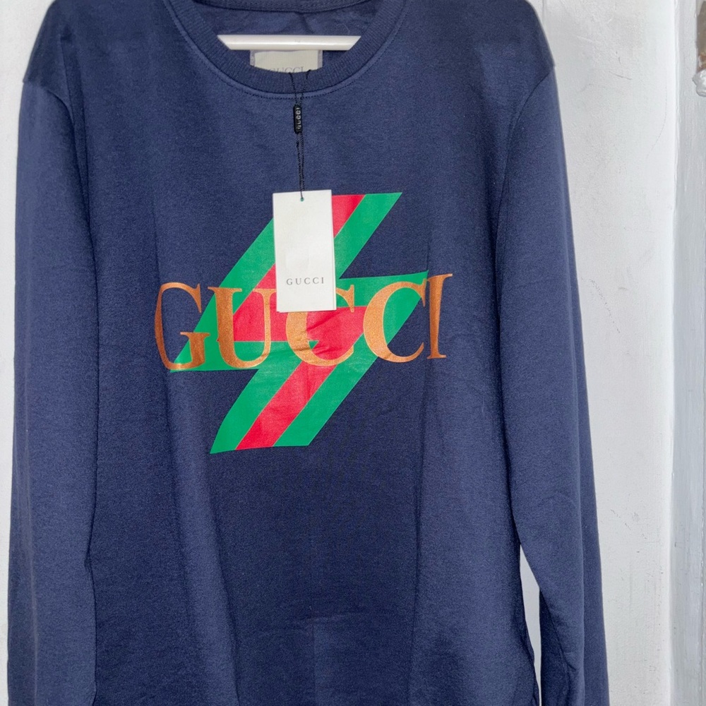 Gucci Sweatshirt in Navy Blue